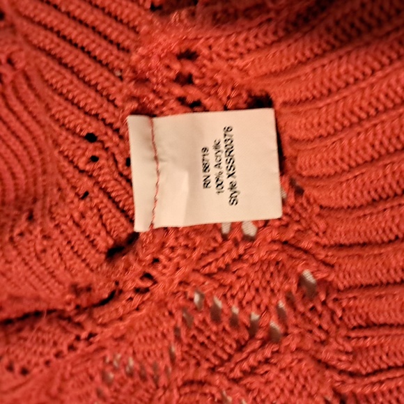 NY Collection womans crochet shrug cardigan Size Small - Picture 7 of 8